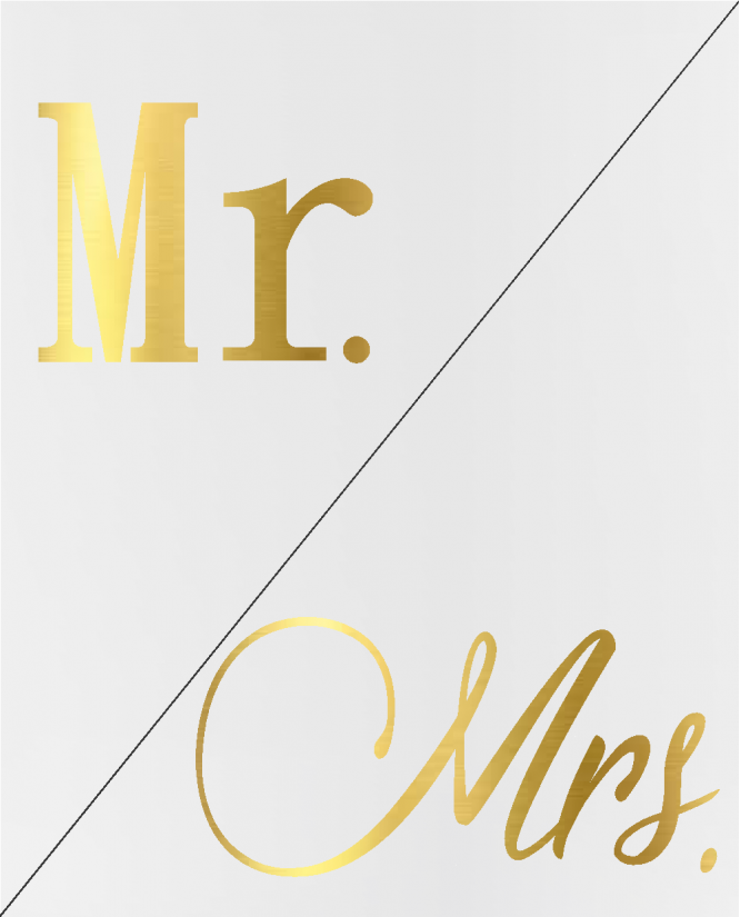 puodeliai Mr / Mrs